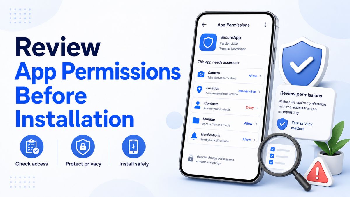 Review App Permissions Before Installation