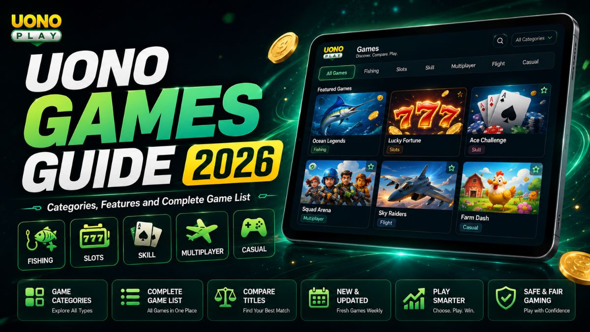 Uono Games Guide 2026: Categories, Features and Complete Game List